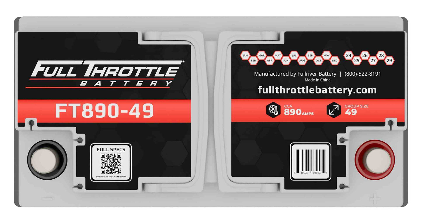 Fullriver Battery Vehicle Battery FT890-49