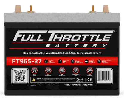 Fullriver Battery Vehicle Battery FT965-27