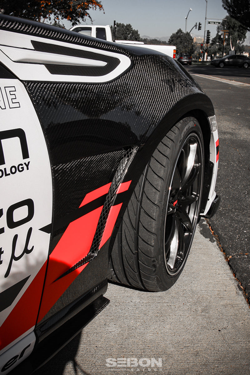 Seibon 12-13 BRZ/FRS Carbon Fiber Fenders (Pair) FF1213SCNFRS Photo - Primary