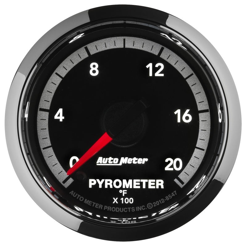 Autometer 2-1/16" Pyrometer, 0-2000 °F, Stepper Motor, Gen 4 Dodge Factory Match 8547 User 4