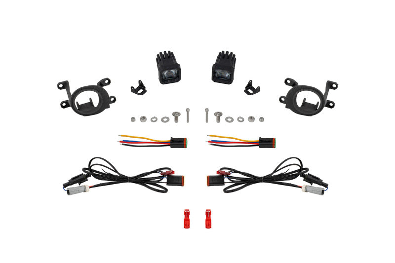 Diode Dynamics 23-24 Toyota GR Corolla SSC1 LED Fog Light Kit - White SAE Fog DD8289 DD8289 Photo - Primary
