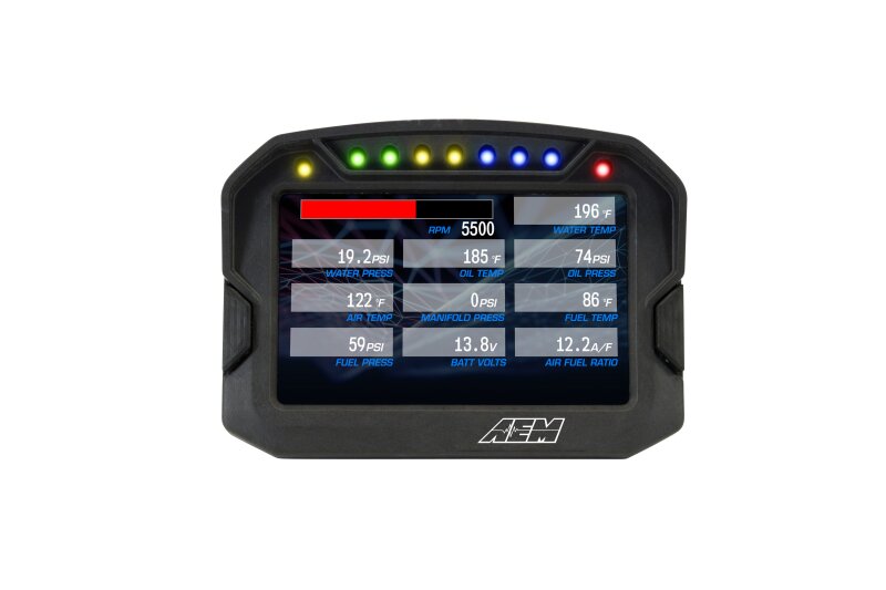 AEM CD-5LG Carbon Logging Digital Dash Display w/ Internal 10Hz GPS & Antenna 30-5603 30-5603 Photo - out of package