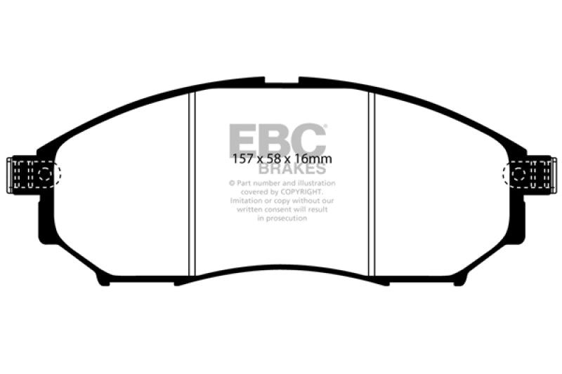 EBC Disc Brake Pad Set DP61671 Photo - Primary