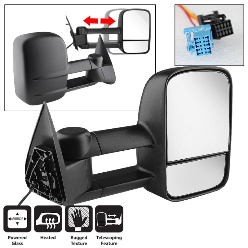 SPYDER Xtune Chevy Silverado 03-06 Manual Extendable Power Heated Adjust Mirror Right MIR-CSIL03-PW-R 9924941 9924941 Photo - Primary