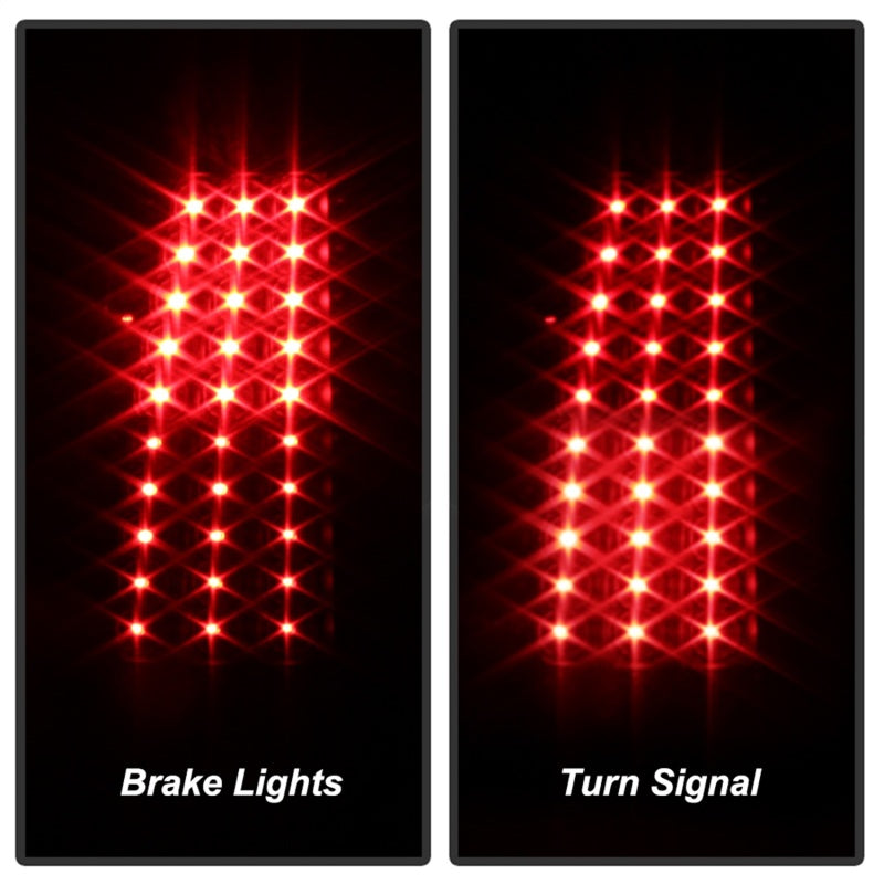 SPYDER Xtune Chevy Silverado 1500/2500/3500 99-02 LED Tail Lights Black ALT-ON-CS99-LED-BK 5008817 5008817 Photo - Unmounted