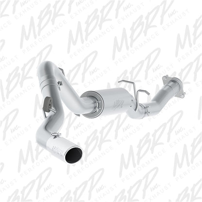 MBRP 07-10 Chevy/GMC 2500HD PU 6.0L V8 3.5in Single Side Exit Alum Cat Back S5078AL Photo - Primary