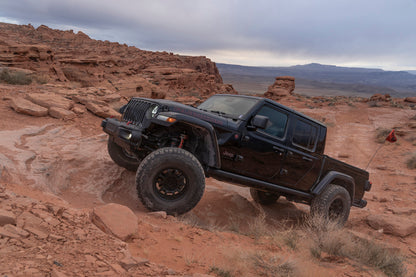FOX 18-Up Jeep JL / 20-Up Gladiator 2.0 Factory Series Gen2 2.0in. Trvl 10in Ext Front Bump Stop IFP 883-02-167 883-02-167 Photo - lifestyle view