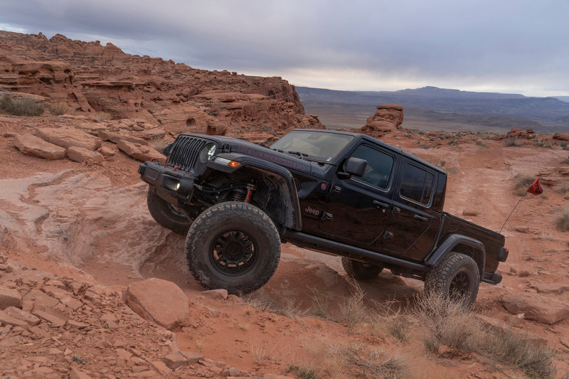FOX 18-Up Jeep JL / 20-Up Gladiator 2.0 Factory Series Gen2 2.0in. Trvl 10in Ext Front Bump Stop IFP 883-02-167 883-02-167 Photo - lifestyle view