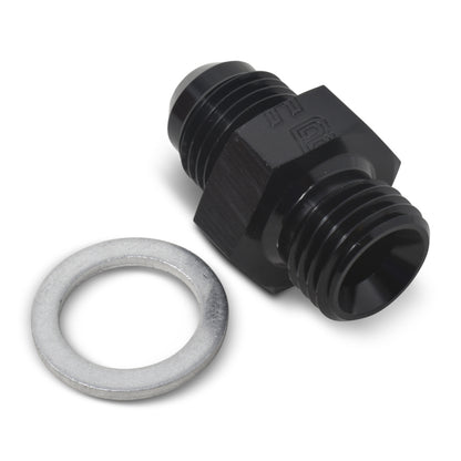 Russell -6 AN Flare To Metric Adapter (Black Finish) 670513 Photo - out of package