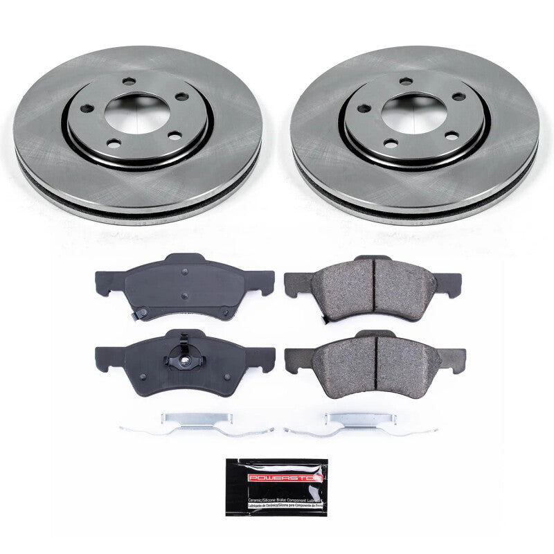 PowerStop Power Stop 03-04 Dodge Caravan Front Semi-Coated Rotor Kit SC5246 SC5246 Photo - Primary