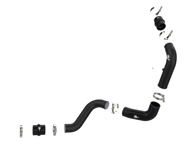 aFe 20-23 GM Diesel Trucks V8 6.6L L5P BladeRunner 3in Aluminum Hot Charge Pipe - Black 46-20448-B 46-20448-B Photo - Unmounted