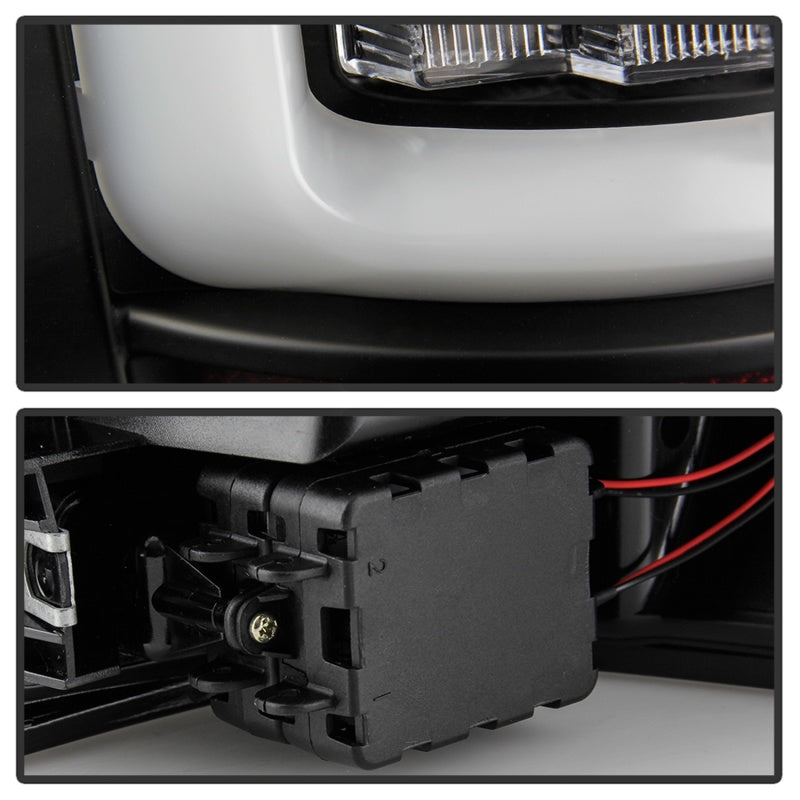 Spyder 99-04 Jeep Grand Cherokee - Light Bar Led Tail Lights - Black - ALT-YD-JGC99V3-BK 5086143 5086143 Photo - Unmounted