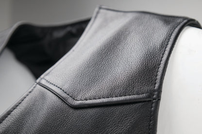 Kuryakyn Leather By River Road Plains Leather Vest Black - Small 094405 094405 User 3