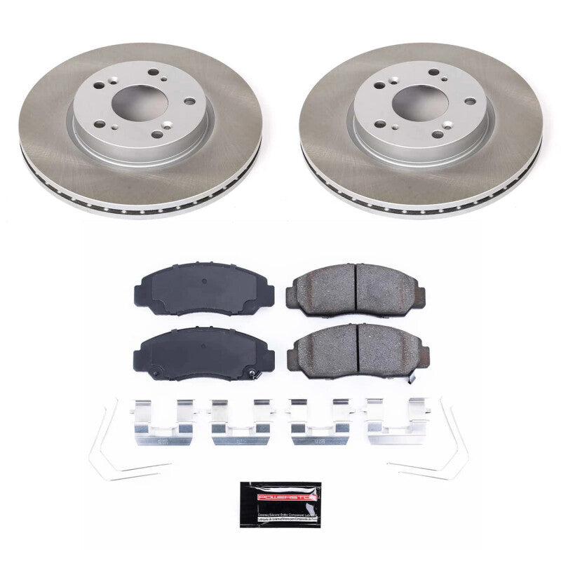 PowerStop Power Stop 12-15 Honda Civic Front Semi-Coated Rotor Kit SC6766 SC6766 Photo - Primary