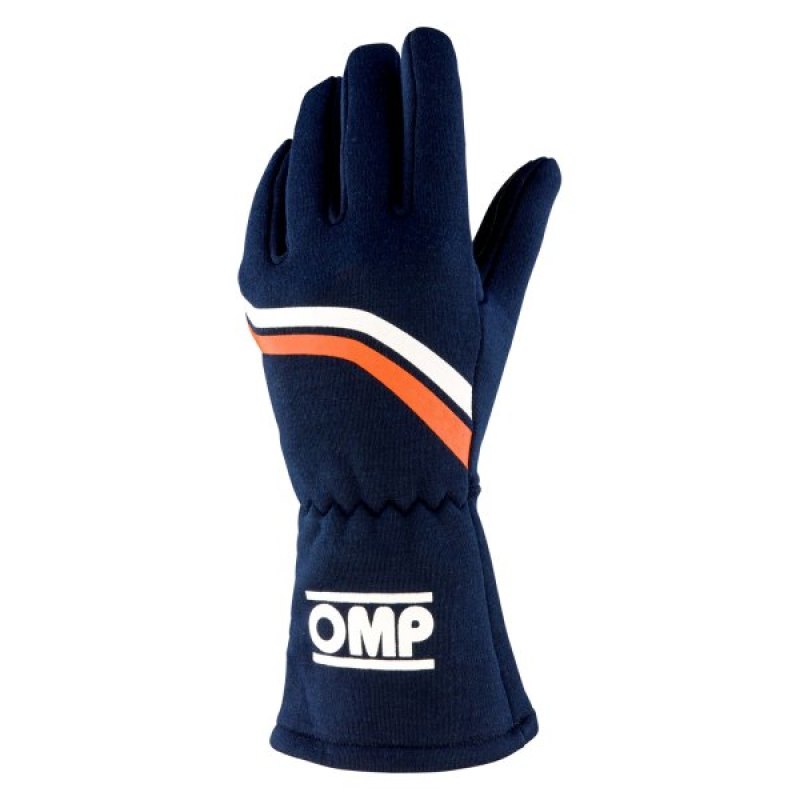 OMP Dijon Gloves My2021 Navy Blue - Size M (Fia 8856-2018) IB0-0746-B01-249-M IB0-0746-B01-249-M Photo - Primary