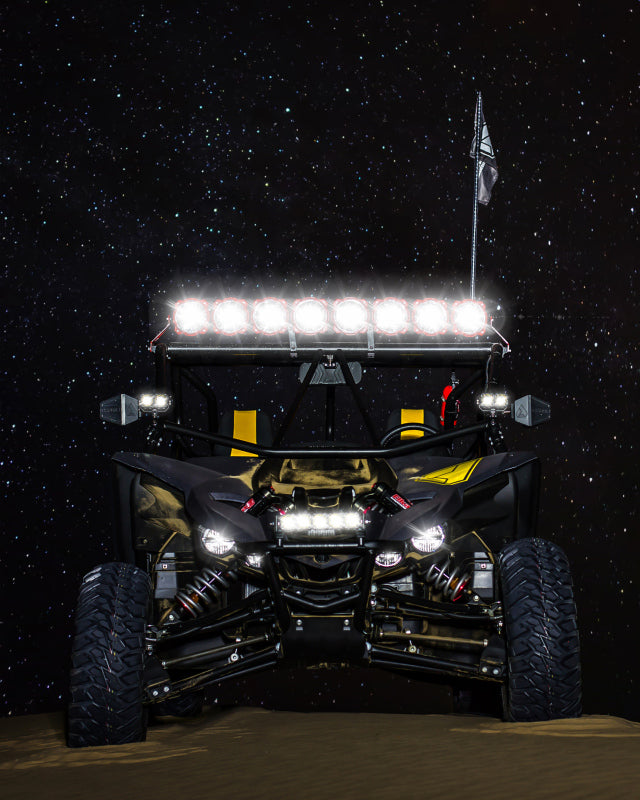 KC HiLiTES Yamaha YXZ1000R 39in. Pro6 Gravity LED 6-Light 120w Combo Beam Overhead Light Bar System 91310 91310 Photo - lifestyle view