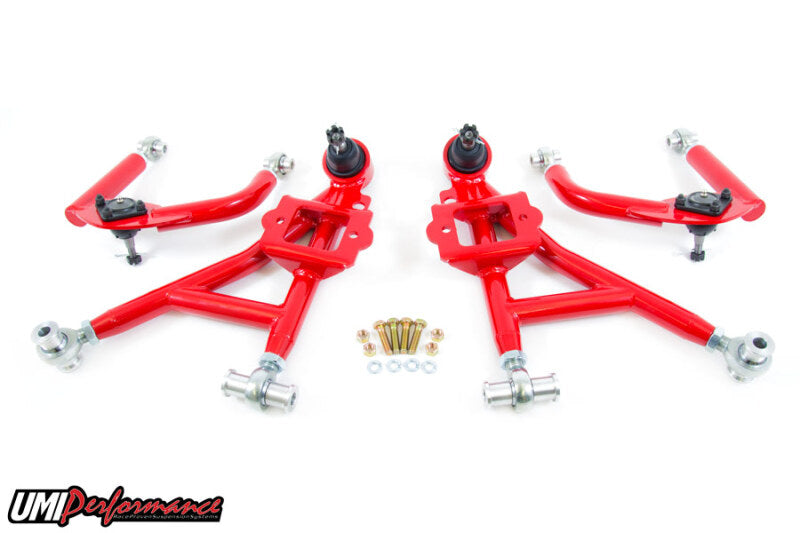 UMI Performance 93-02 GM F-Body Front A-Arm Kit Adjustable Drag 230010-R 230010-R Photo - Primary