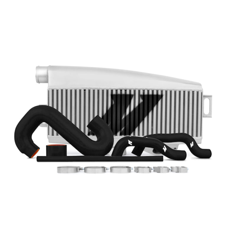 Mishimoto Top Mount Intercooler Kit-Silver Cooler Black Hoses 02-07 WRX/STI MMTMIC-WRX-01SLBK Photo - Primary