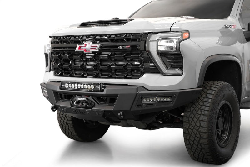 Addictive Desert Designs ADD 2024 Chevy Silverado 2500 Phantom Winch Front Bumper F820335070103 F820335070103 Photo - Mounted