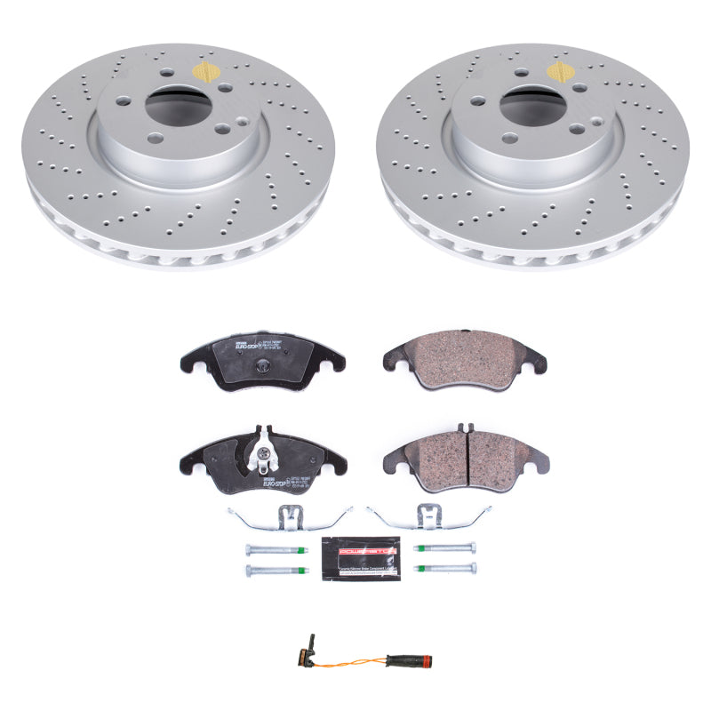 PowerStop Power Stop 2014 Mercedes-Benz C300 Front Euro-Stop Brake Kit ESK7496 ESK7496 Photo - Primary