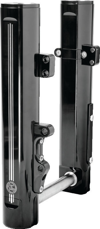 Performance Machine Dyna and M8 Softail Lower Leg Assembly 49mm - Contrast Cut 0208-2178-BM 0208-2178-BM Photo - Primary
