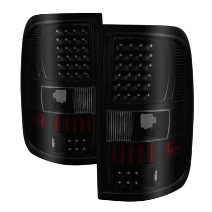 SPYDER Xtune Ford F150 Styleside 04-08 LED Tail Lights Black Smoke ALT-ON-FF15004-LED-BSM 5081162 5081162 Photo - Primary