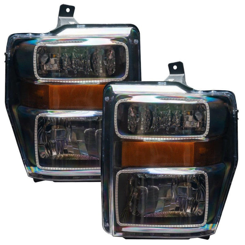 ORACLE Lighting Oracle 08-10 Ford F250/350 LED HL - Black - ColorSHIFT w/ BC1 Controller 7190-335