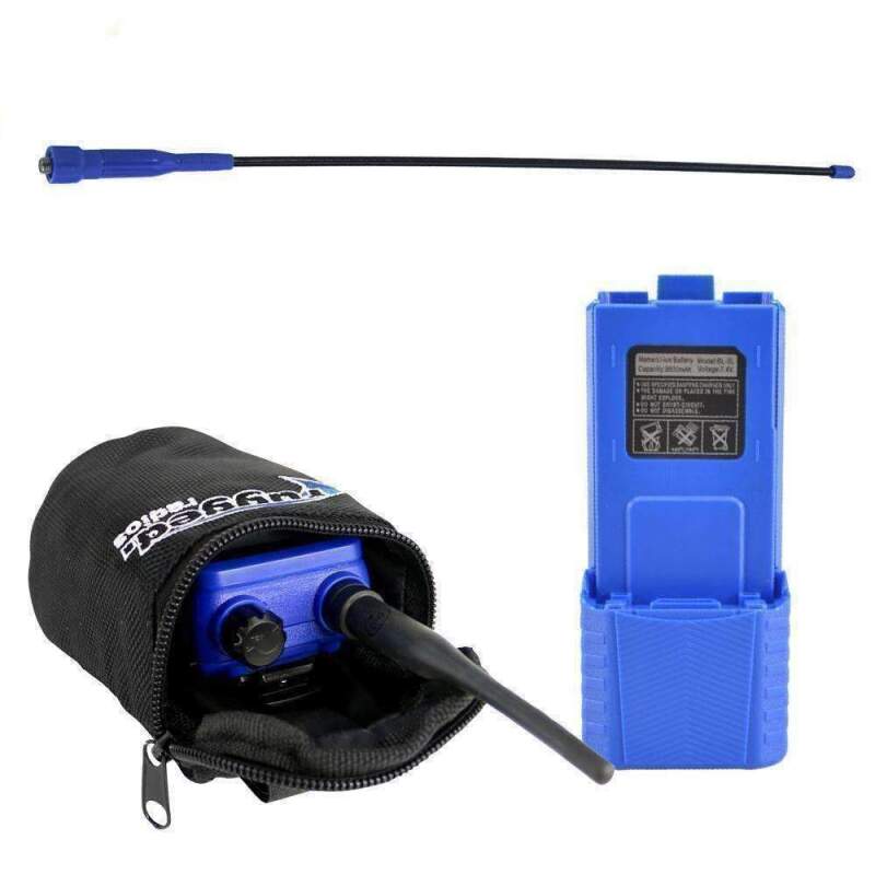 Rugged Radios V3 / RH5R Long Range Upgrade Kit - XL Battery Go Further Antenna & Radio Bag RH5R-UPGRADE RH5R-UPGRADE Photo - Primary