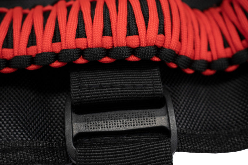 Fishbone Offroad Paracord Grab Handles w/Three Straps Red FB55280 FB55280 Photo - out of package