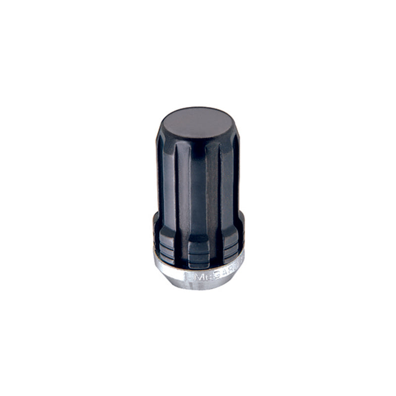 McGard SplineDrive Lug Nut (Cone Seat) 1/2-20 / 1.60in. Length (4-Pack) - Black (Req. Tool) 65340BK 65340BK Photo - Primary