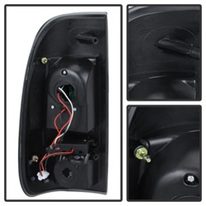 SPYDER Xtune Ford Super Duty 08-15 LED Tail Lights Black ALT-JH-FS08-LED-BK 9027680 9027680 Photo - Unmounted