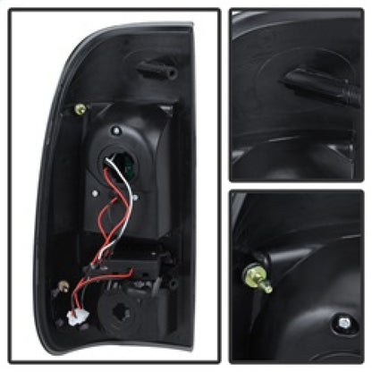 SPYDER Xtune Ford Super Duty 08-15 LED Tail Lights Black ALT-JH-FS08-LED-BK 9027680 9027680 Photo - Unmounted