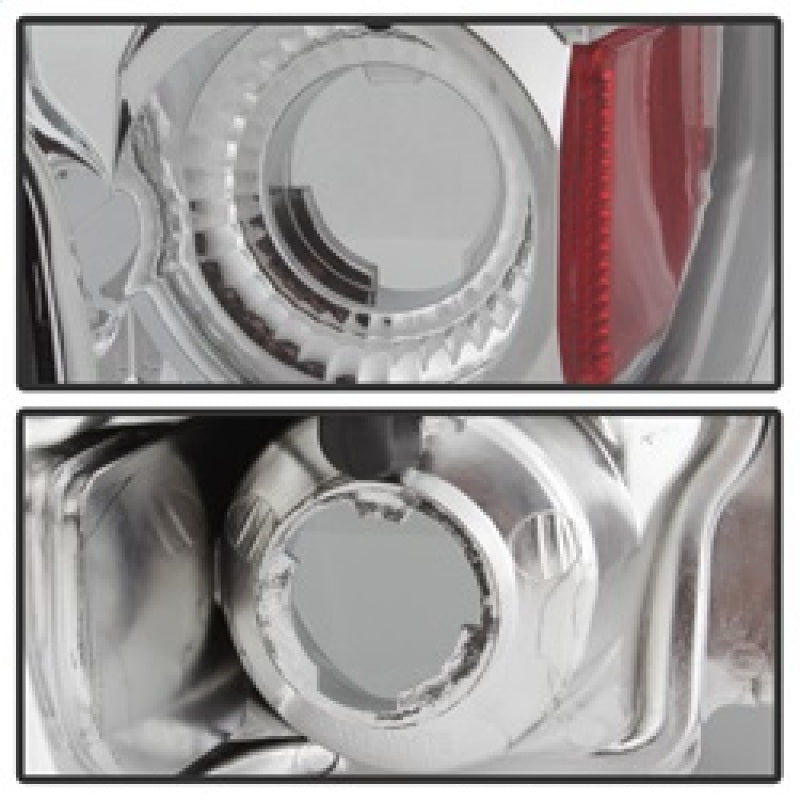 Spyder Ford F150 87-96/Ford Bronco 88-96 Euro Style Tail Lights Chrome ALT-YD-FF15089-C 5003317 5003317 Photo - Unmounted