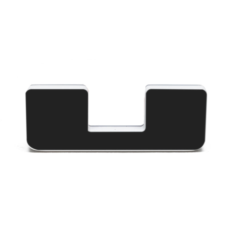 ORACLE Lighting Universal Illuminated LED Letter Badges - Matte Black Surface Finish - U 3141-U-001 3141-U-001 User 1
