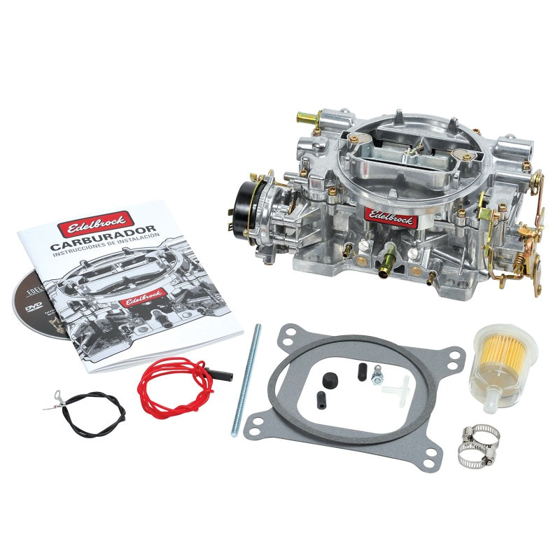 Edelbrock Carburetor, Performer Series, 4-Barrel, 600 CFM, Electric Choke, Satin 1400 Photo - Primary