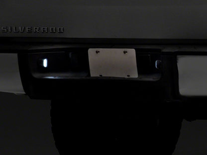 Raxiom 01-13 Chevrolet Silverado/GMC Sierra 1500 Axial Series LED License Plate Lamps- Smoked S122507 S122507 Photo - Close Up