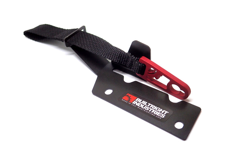 BuiltRight Industries 09-20 Ford F-150/Raptor (09-14 SuperCrew Only) Rear Seat Release - Black Strap 100100 100100 Photo - Primary