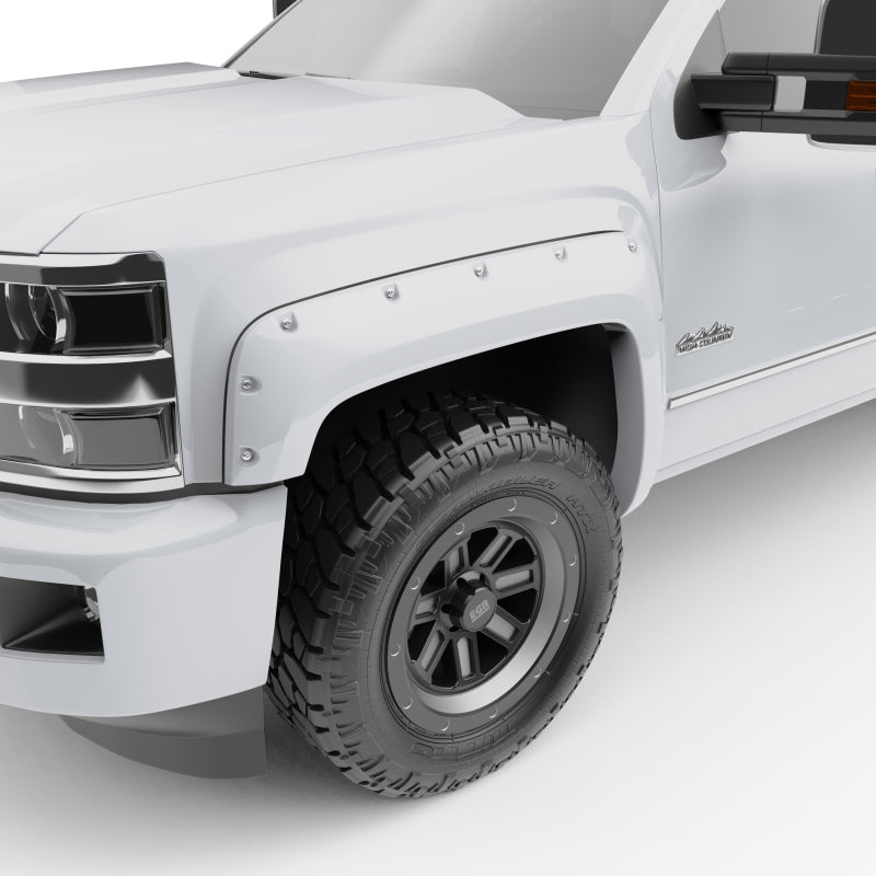 EGR 14+ Chev Silverado 6-8ft Bed Bolt-On Look Color Match Fender Flares - Set - Summit White 791574-GAZ 791574-GAZ User 1