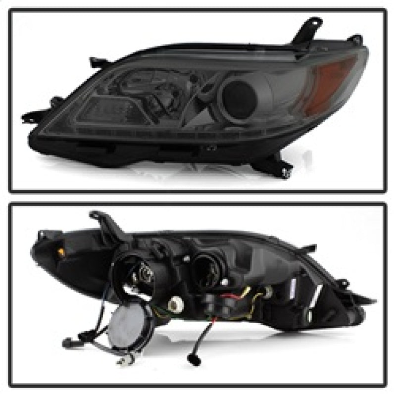 Spyder 11-14 Toyota Sienna Projector Headlights - DRL LED - Smoke PRO-YD-TSEN11-DRL-SM 5083999 5083999 Photo - Unmounted