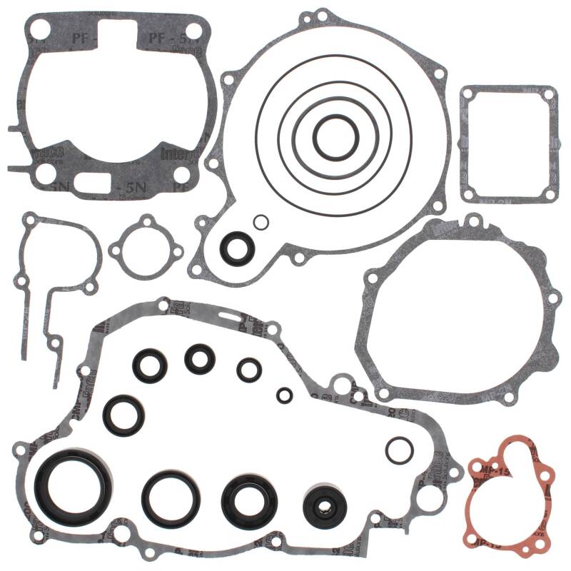 Vertex Pistons Vertex Gaskets 90-91 Yamaha YZ250 Complete Gasket Kit w/ Oil Seals 811663 811663 Photo - Primary
