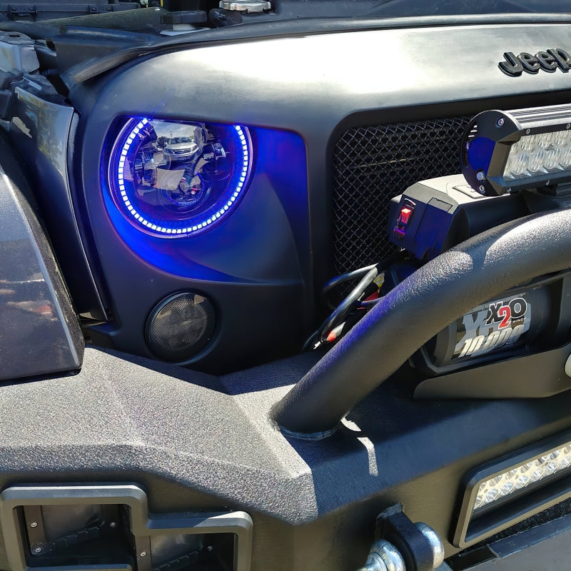 ORACLE Lighting Oracle 7in High Powered LED Headlights - Black Bezel - ColorSHIFT 2.0 5769-333 5769-333 Photo - lifestyle view