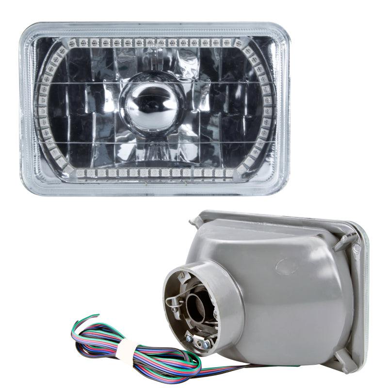 ORACLE Lighting Oracle Pre-Installed Lights 4x6 IN. Sealed Beam - ColorSHIFT Halo 6909-333 6909-333 Photo - in package