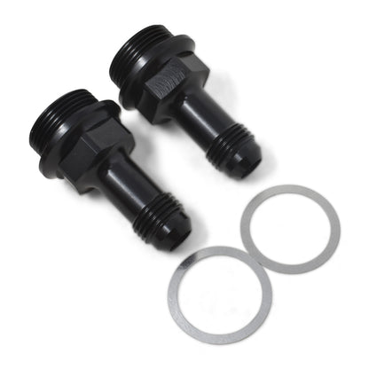Russell 7/8" -20 x -6 AN Male Carb Adapter Fitting (Black Finish) 640363 Photo - out of package