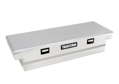 Tradesman Aluminum Single Lid Cross Bed Truck Tool Box (63in.) - Brite 9304 9304 User 1