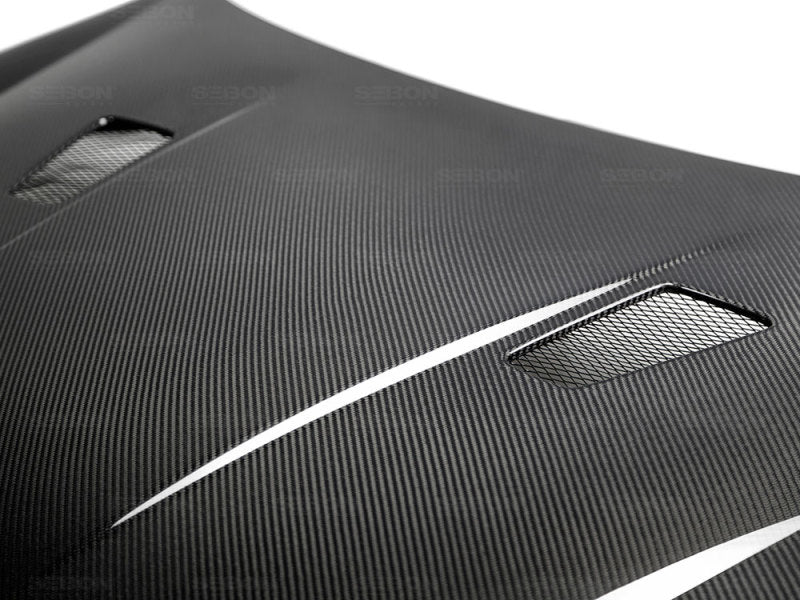 Seibon Carbon Fiber Hood For 2010-2014 VW Golf / GTI (Shaved) HD1011VWGTIB-TM Photo - Primary