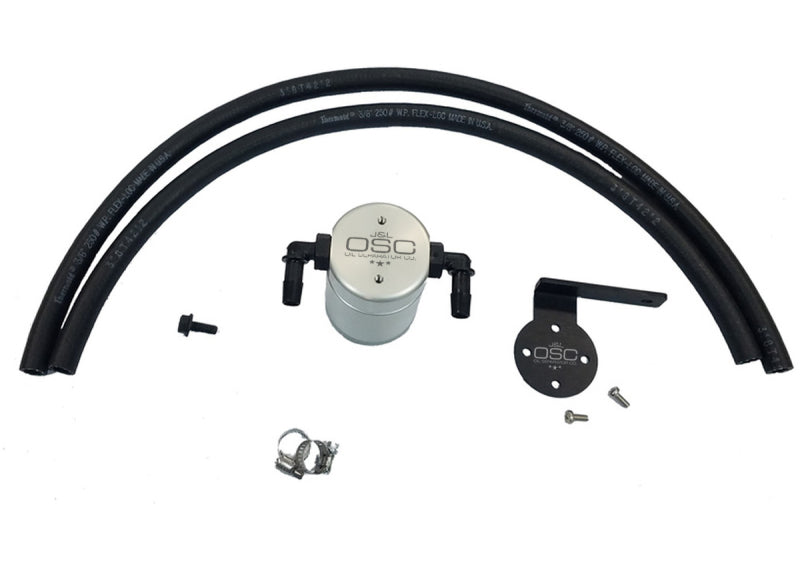 J&L 95-04 Toyota Tacoma/4Runner 3.4L Driver Side Oil Separator 3.0 - Clear Anodized 3101D-C 3101D-C Photo - Primary