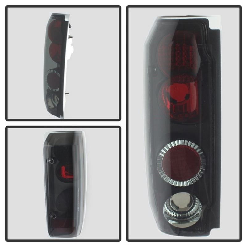 Spyder Ford F150 87-96/Ford Bronco 88-96 Euro Style Tail Lights Black Smoke ALT-YD-FF15089-BSM 5078155 5078155 Photo - Unmounted