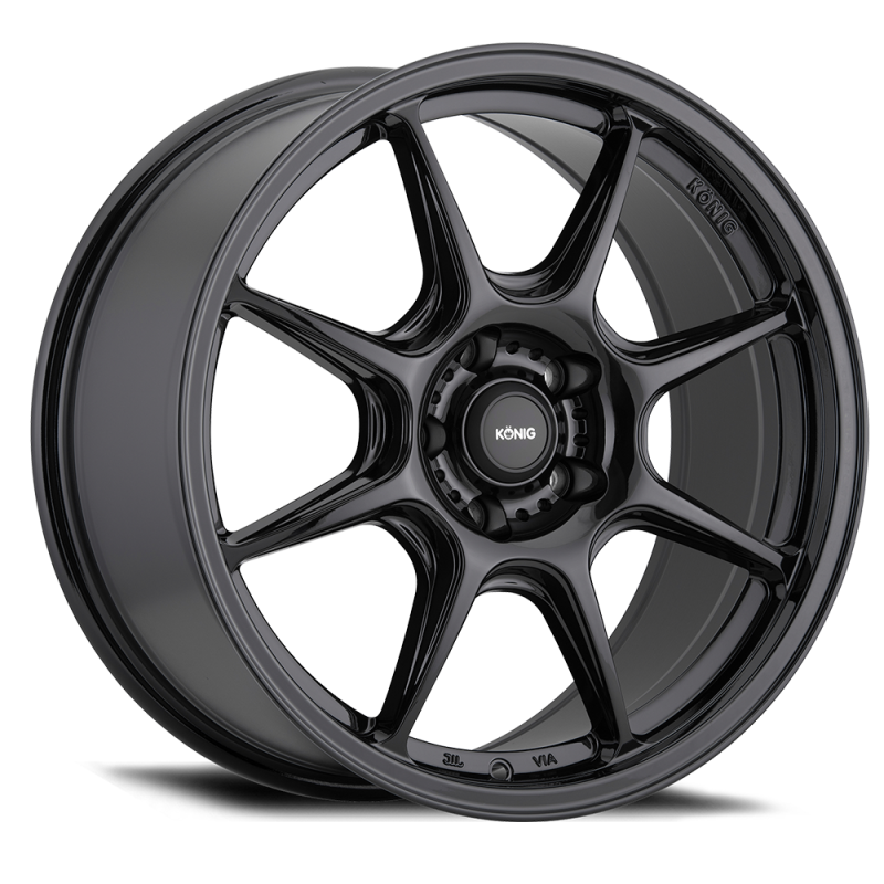Konig Lockout Wheel Gloss Black 18x8.5 +45 5x114.3 LK88514455 Photo - Primary