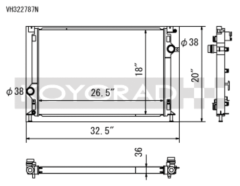 Koyo KOY Racing Radiators Cooling Radiators main image