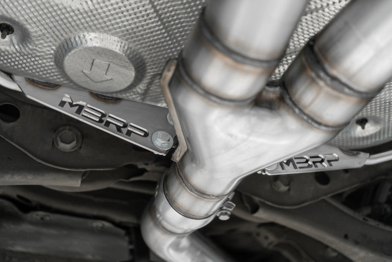 MBRP 2019+ MBRP Hyundai Veloster Turbo Cat Back - Aluminized S4705AL S4705AL Photo - Close Up
